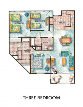 THREE BEDROOM CONDO SUITE